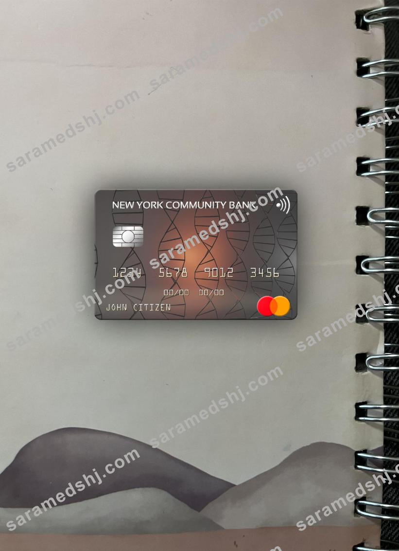 USA New York Community Bank mastercard photolook front